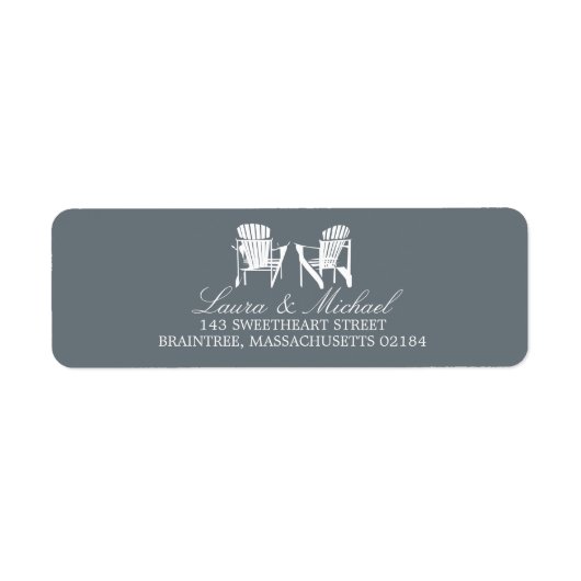 Adirondack Stoelen | Retouradres Etiket (Voorkant)