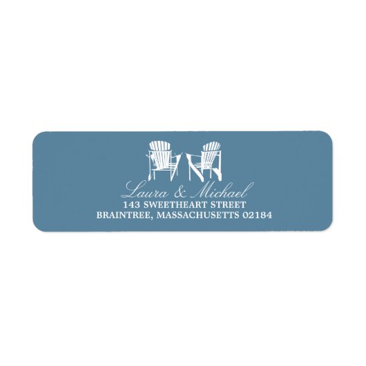 Adirondack Stoelen | Retouradres Etiket (Voorkant)
