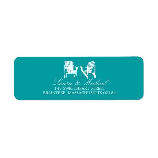 Adirondack Stoelen | Retouradres Etiket (Voorkant)