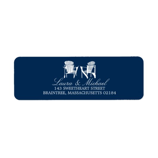 Adirondack Stoelen | Retouradres Etiket (Voorkant)