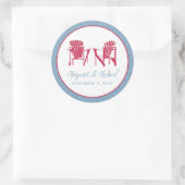 Adirondack Stoelen Sticker - gepersonaliseerd (Tas)