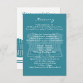 Adirondack Stoelen Trouw Itinerary Kaart (Voorkant / Achterkant)