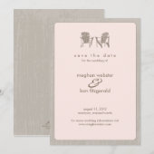 Adirondack-stoelen Wedding Save the Date (Voorkant / Achterkant)