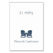 Adirondack Stoelen Zittende Kaart (Voorkant)