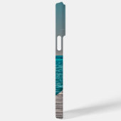 Adirondack strandstoelen Blauwgroen roze huisje Case-Mate iPhone Case (Achterkant / Rechts)