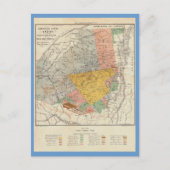 Adirondack Survey Sketch - Verplanck Colvin Map Briefkaart (Voorkant)