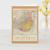 Adirondack Survey Sketch - Verplanck Colvin Map Kaart (Gele Bloem)