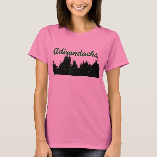 Adirondack Trees T-SHirt (Voorkant)