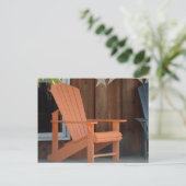 Adirondack-voorzitter Briefkaart (Staand voorkant)