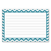 Adirondack Zig zag Patroon Recept Kaarten (Achterkant)