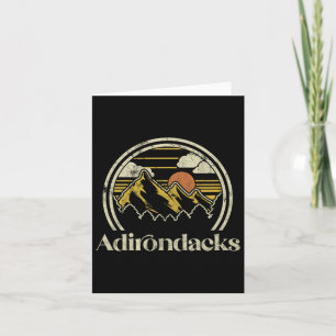 Adirondacks bergen New York Hiking Camp Kaart