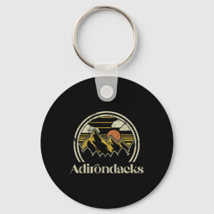 Adirondacks Bergen New York Vintage Wandel Kamp Sleutelhanger