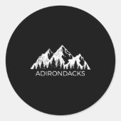 Adirondacks Cool Adirondacks New York Mountain G Ronde Sticker (Voorkant)