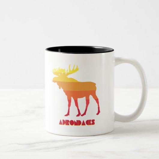 Adirondacks Eland Tweekleurige Koffiemok (Rechts)