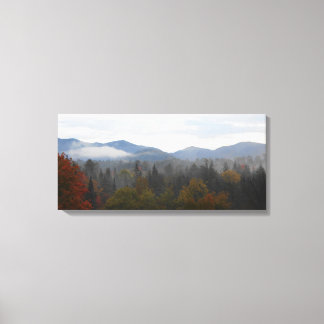Adirondacks High Peaks Mountains Autumn Canvas Afdruk