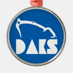 Adirondacks ijsbaan metalen ornament