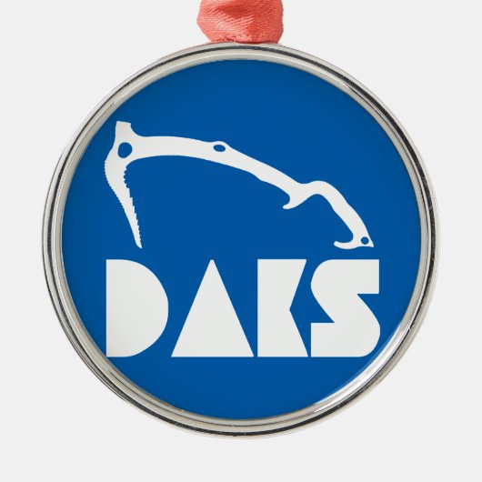 Adirondacks ijsbaan metalen ornament (Voorkant)