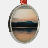 Adirondacks Long Lake Sunset Metalen Ornament (Rechts)