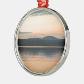 Adirondacks Long Lake Sunset Metalen Ornament (Links)