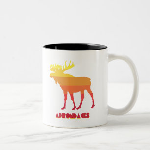 Adirondacks Moose Tweekleurige Koffiemok