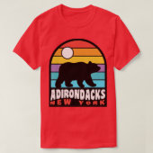 Adirondacks New York Adirondack Mountains Beer Bad T-shirt (Design voorkant)