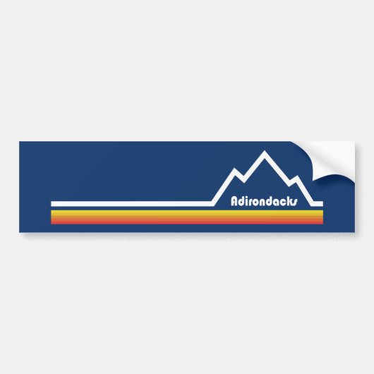Adirondacks, New York Bumpersticker (Voorkant)