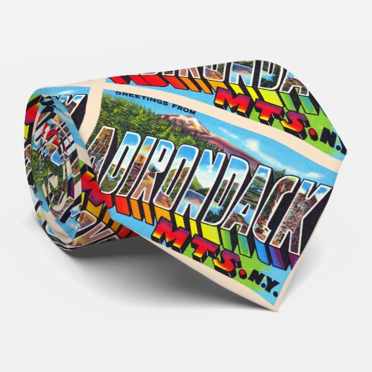 Adirondacks New York groot Briefkaart Stropdas (Opgerold)