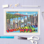 Adirondacks New York  groot Briefkaart Tissuepapier (Craft)
