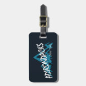 Adirondacks New York Mountains Bagagelabel (Voorkant verticaal)