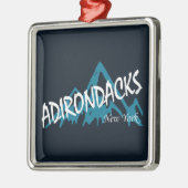 Adirondacks New York Mountains Metalen Ornament (Links)