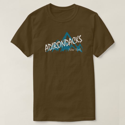 Adirondacks New York Mountains T-shirt (Design voorkant)
