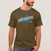 Adirondacks New York Mountains T-shirt (Voorkant)