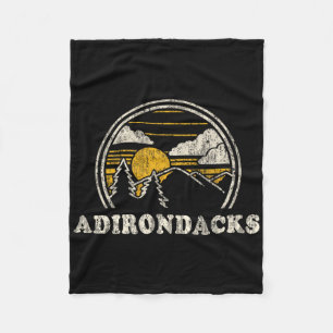 Adirondacks New York Ny T-shirt vintage wandelen M Fleece Deken