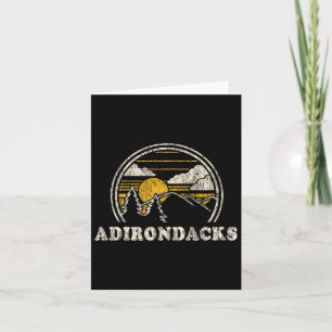Adirondacks New York NY T Shirt Wandelmou Kaart