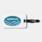 Adirondacks New York Outdoors Bagagelabel (Achterkant horizontaal)