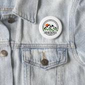 Adirondacks New York Ronde Button 5,7 Cm (In situ)