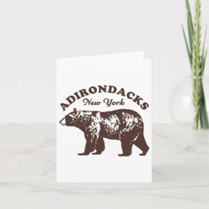 Adirondacks NY Beer Retro stijl Wandelmou Kaart