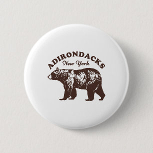 Adirondacks Ny Beer Retro Vintage Stijl Wandeltoch Ronde Button 5,7 Cm