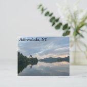 Adirondacks, NY Lake en Bergen Briefkaart (Staand voorkant)