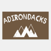 Adirondacks Rechthoekige Sticker (Voorkant)
