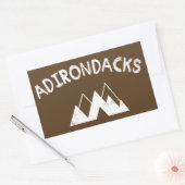 Adirondacks Rechthoekige Sticker (Envelop)