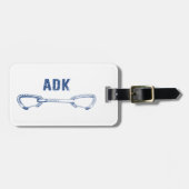 Adirondacks Rock Klim Quickdraw Bagagelabel (Voorkant horizontaal)