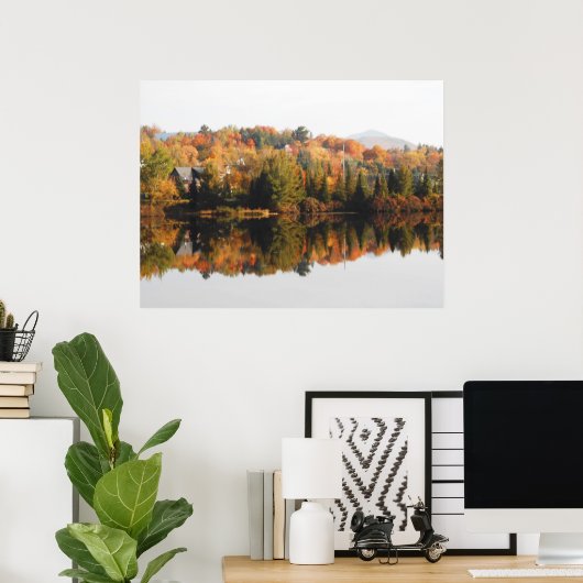 Adirondacks Upper Chub North Elba Poster (Thuiskantoor)