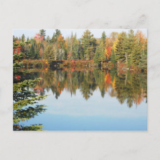 Adirondacks Upper Chub River Autumn Scene Briefkaart