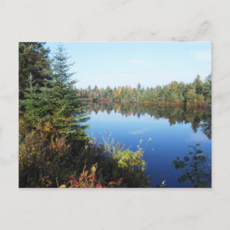 Adirondacks Upper Chub River Autumn Scene Briefkaart
