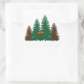 Adirondacks Vierkante Sticker (Tas)