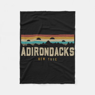 Adirondacks Vintage Bergen Wandelen Kamperen New Y Fleece Deken