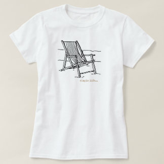 Adirondak op het strand t-shirt