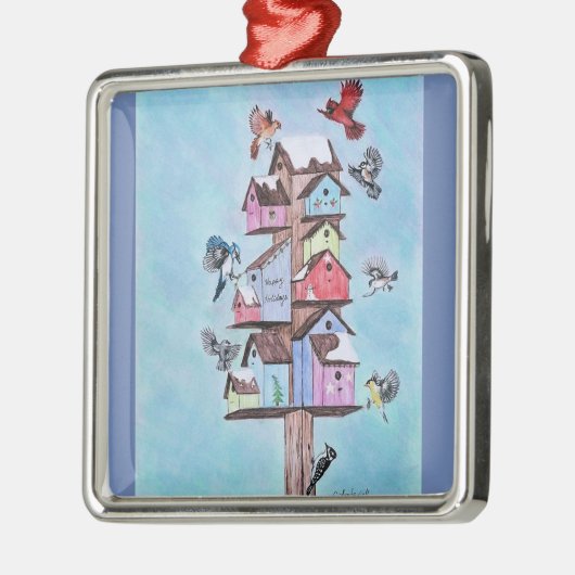 adirondvogels metalen ornament (Links)