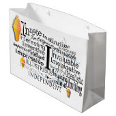 Adjectief Word Cloud begin met letter I Groot Cadeauzakje (Achterkant Gekanteld)